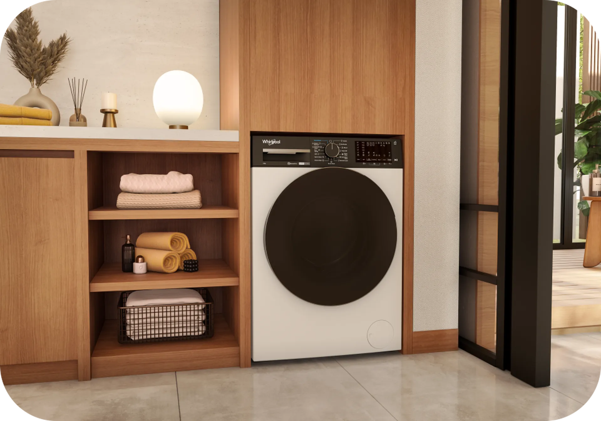 Lave-linge hublot posable 12kg Sense Wash - Whirlpool