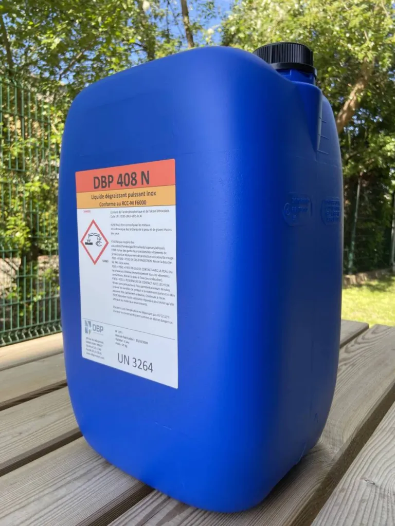 DBP 408 N - Produit de dégraissage acier carbone