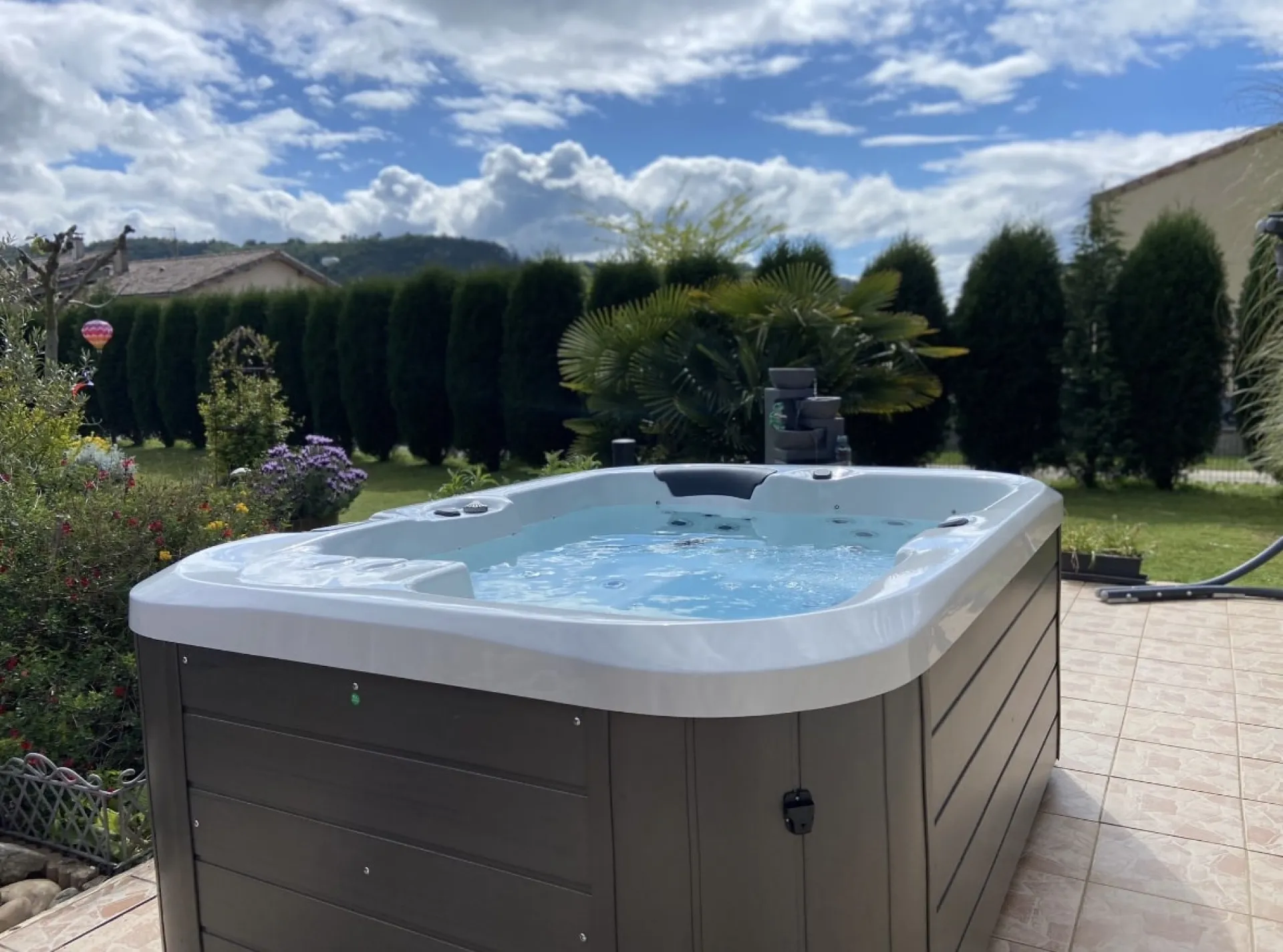 Installation d’un Spa Sun&Soul S-300 à Saint-Uze (26)