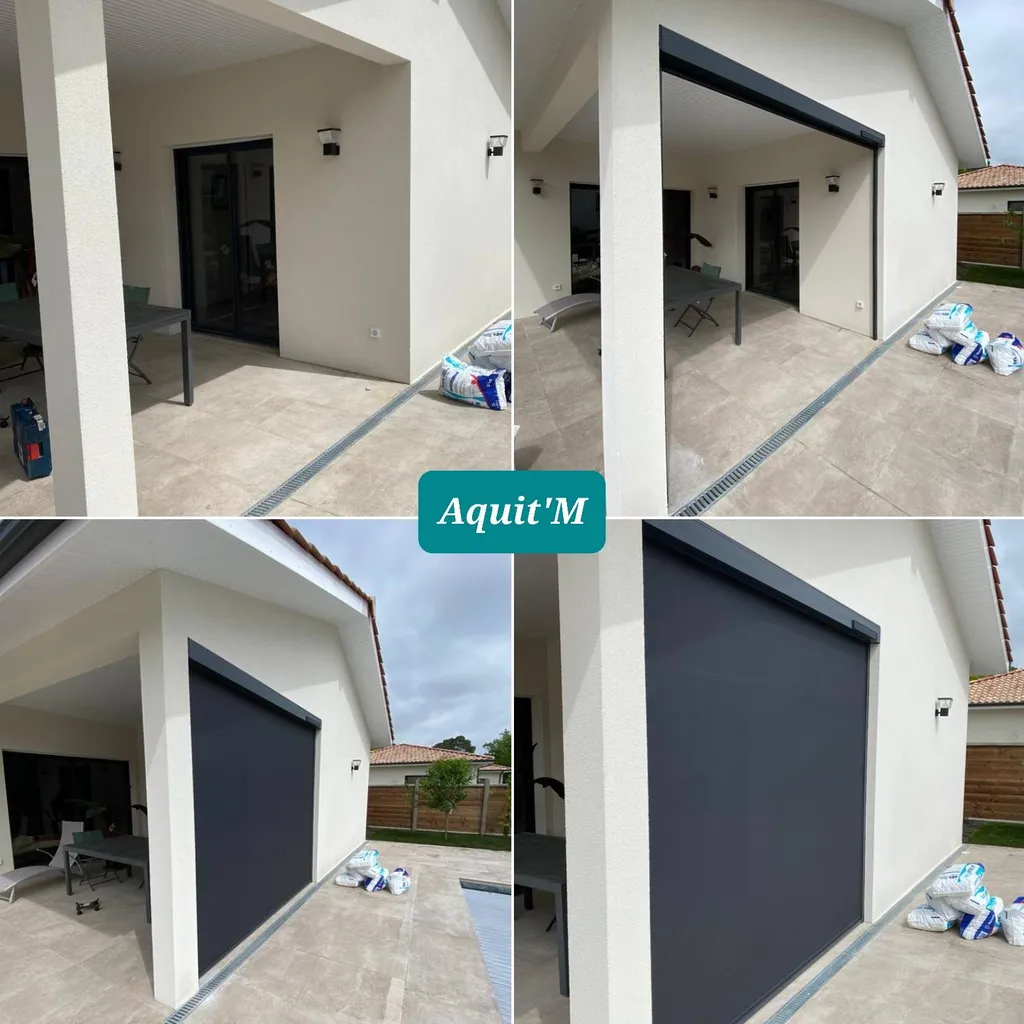 Pose store vertical ZIP sur mesure au Teich- Devis gratuit et personnalisé-