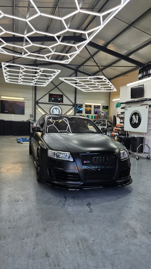 PPF noir satin sur Audi RS6 C6 à Toulenne – transformer et protéger une occasion premium