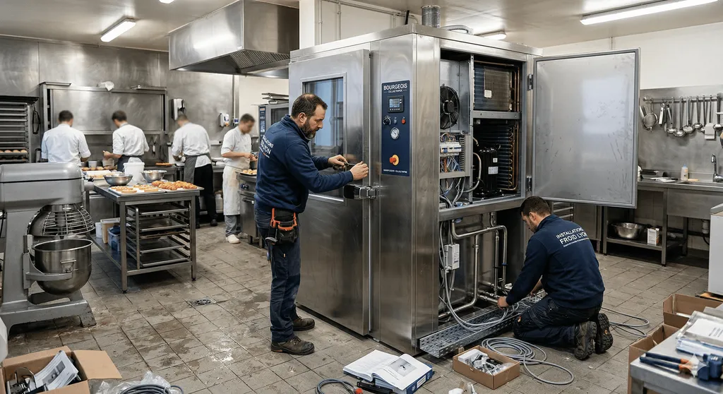 Mise en place cellules refroidissement traiteurs et pâtissiers à Marseille