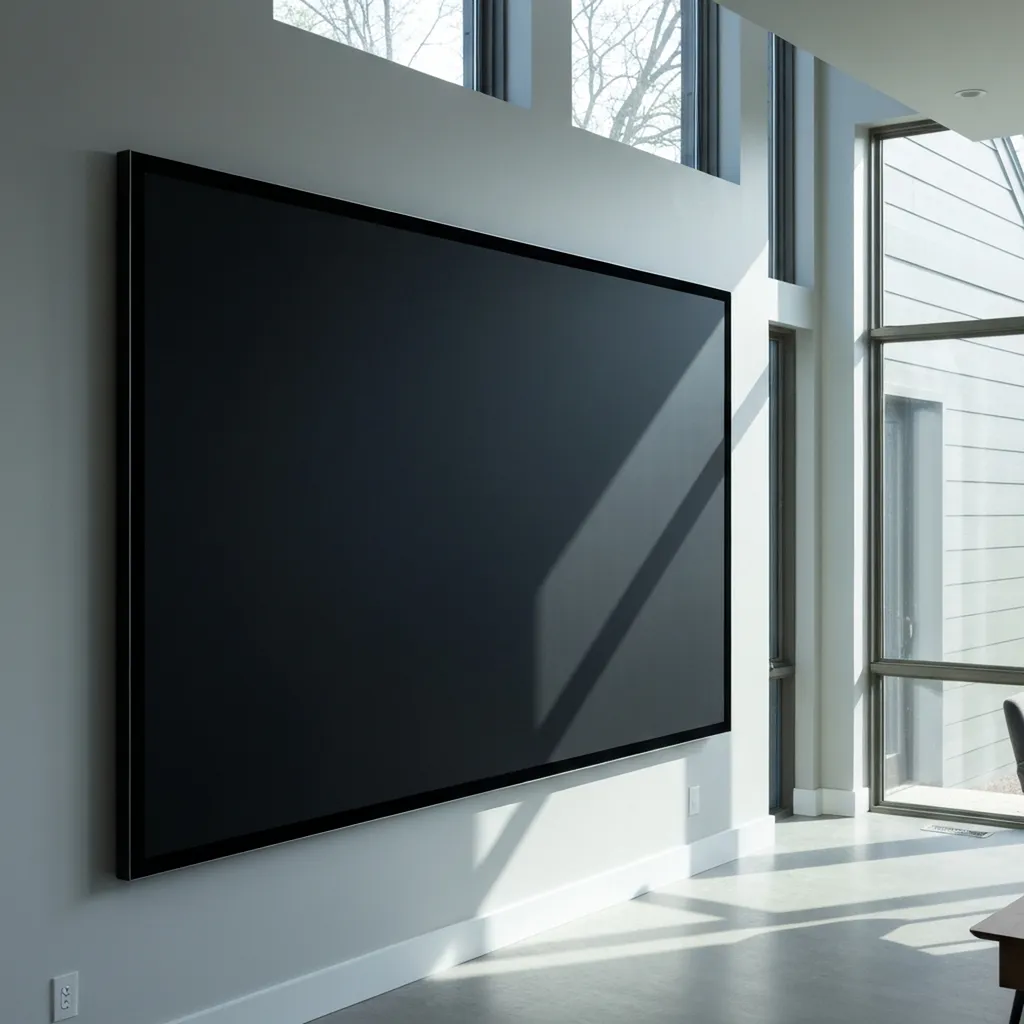 Les critères techniques pour choisir entre un écran de projection transonore et une dalle de vidéoprotection technique en pièce lumineuse