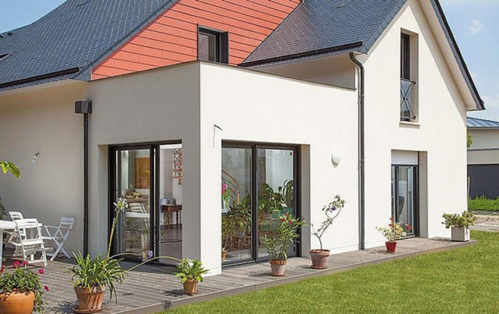 Coulissant en PVC et aluminium de la gamme Coloriance de la marque Bouvet