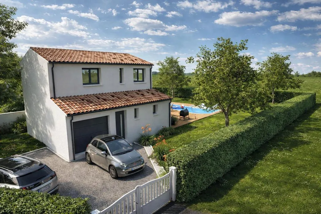 Maison moderne sur Saint Médard en Jalles, proche du centre ville dans un quartier calme et boisé proche des routes des plages