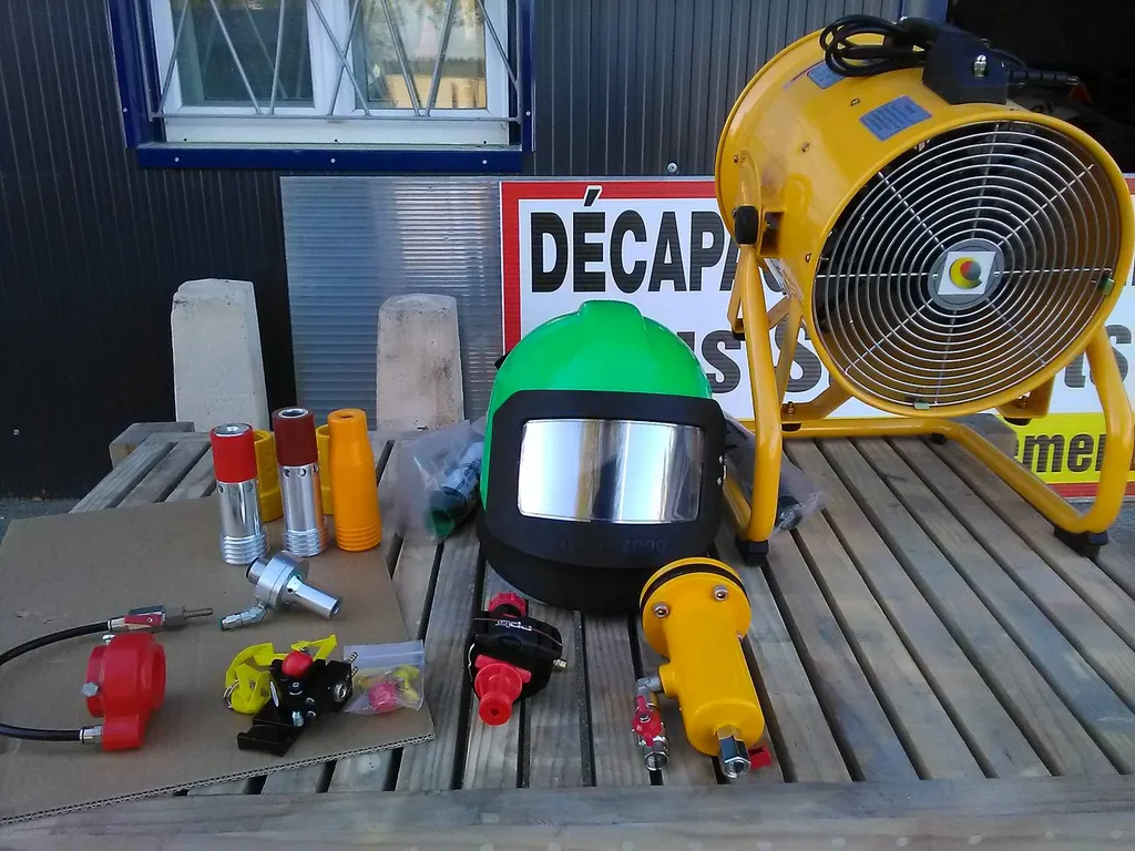 Accessoires pour aérogommeuse et Votre Futur