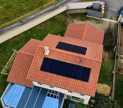 Installation photovoltaïque de 5 kWc avec batterie virtuelle mylight150 à Saint-Symphorien-sur-Coise dans le Rhône (69)