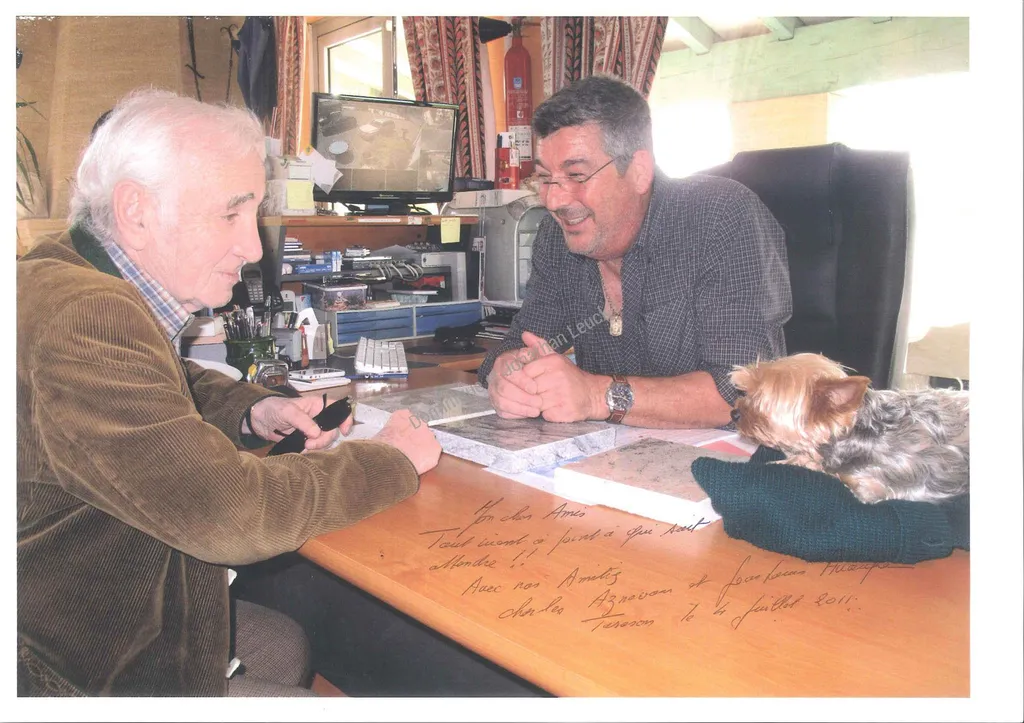 Monsieur Charles Aznavour dans nos murs