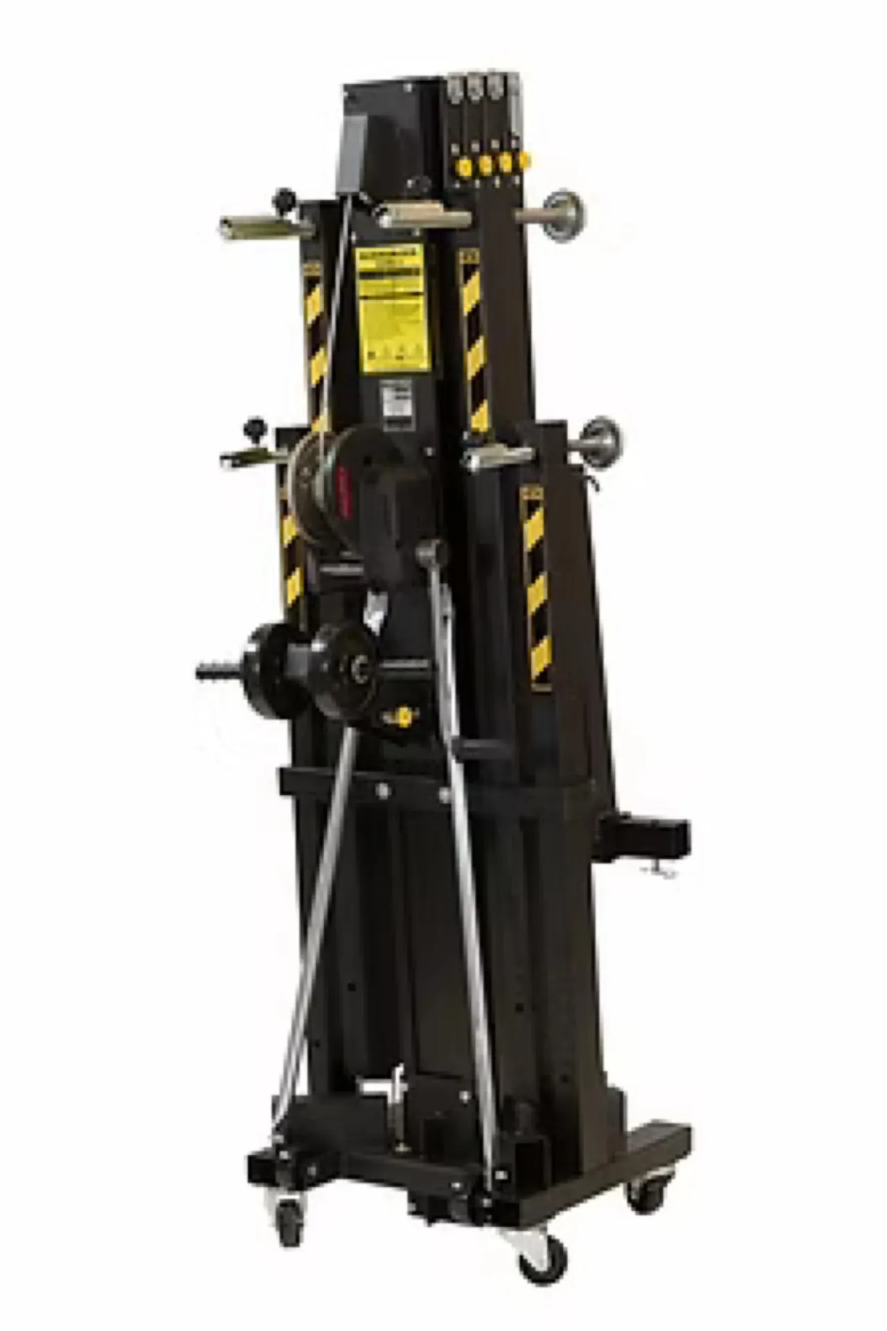 PIED TÉLÉSCOPIQUE À TREUIL AVEC FOURCHES 6,20M 300KG MAX