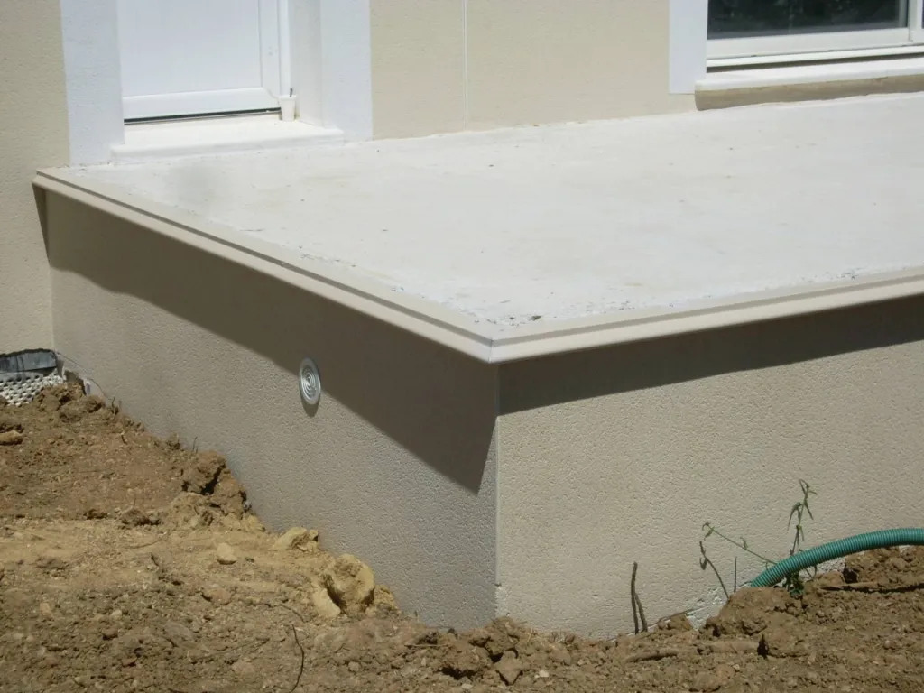 Pose goutte d'eau aluminium