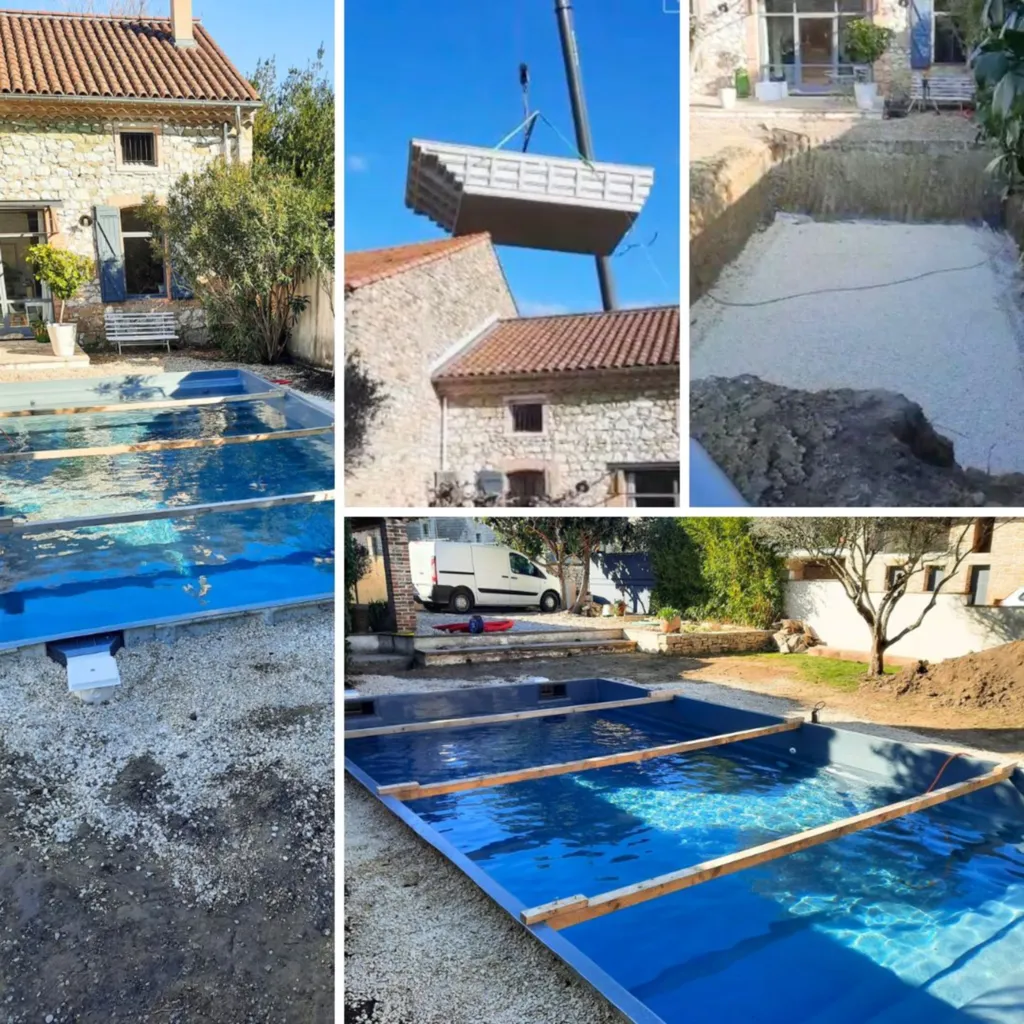 Quelle préparation du terrain est nécessaire avant la pose d’une piscine coque ?