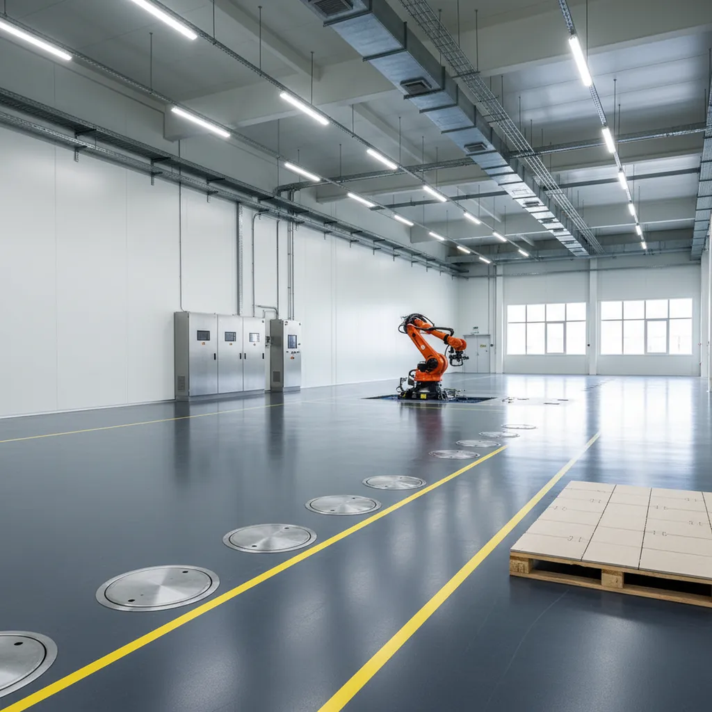 Sols techniques pour espaces industriels normés à Dijon : revêtements professionnels pour sites techniques exigeant une conformité stricte aux réglementations en vigueur