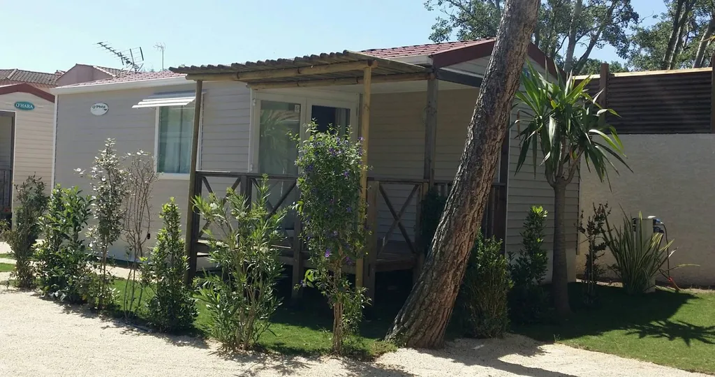 Location de mobil home climatisé bord de plage de Vias-Plage