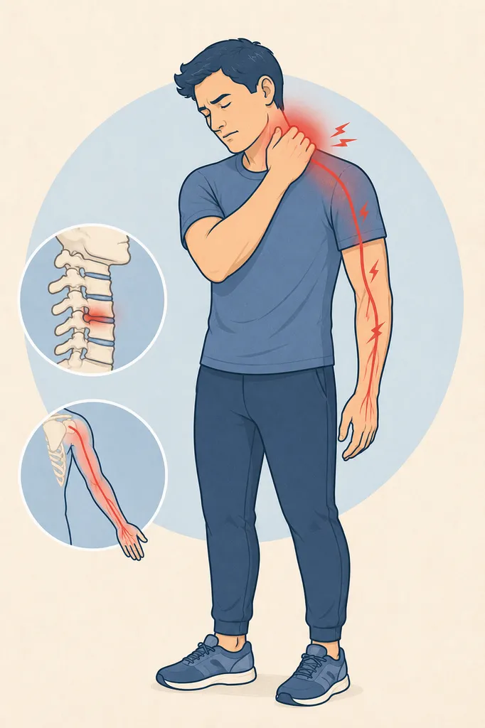Névralgie cervico-brachiale : traitement kiné de la douleur nuque-bras