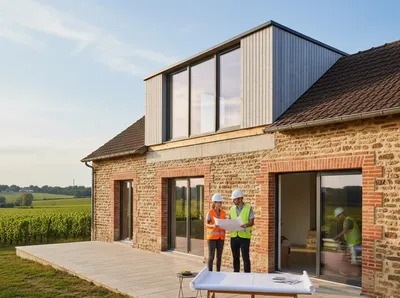 Surélévation de maison à Latresne par le groupe Renov