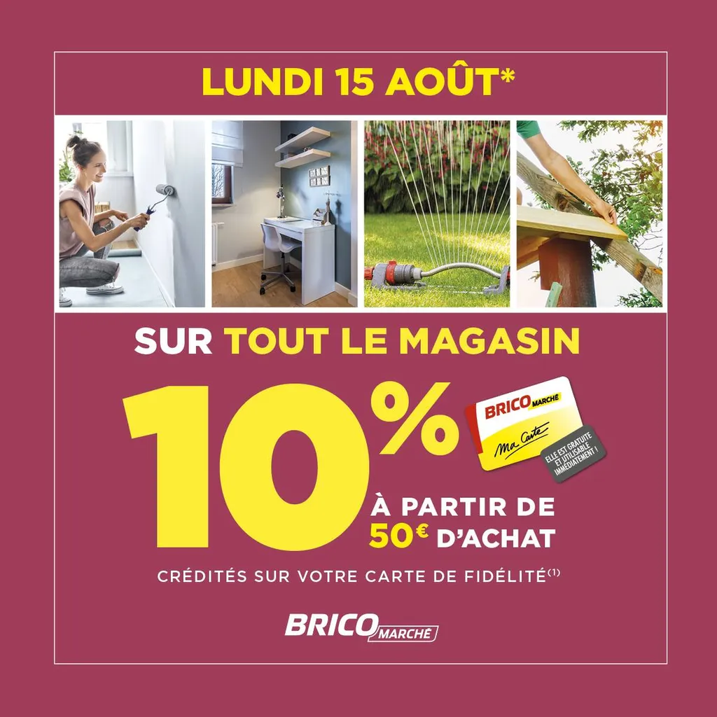 Opération carte de fidélité