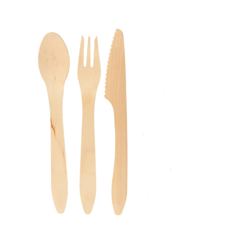 Set de trois couverts en bois Garcia de Pou