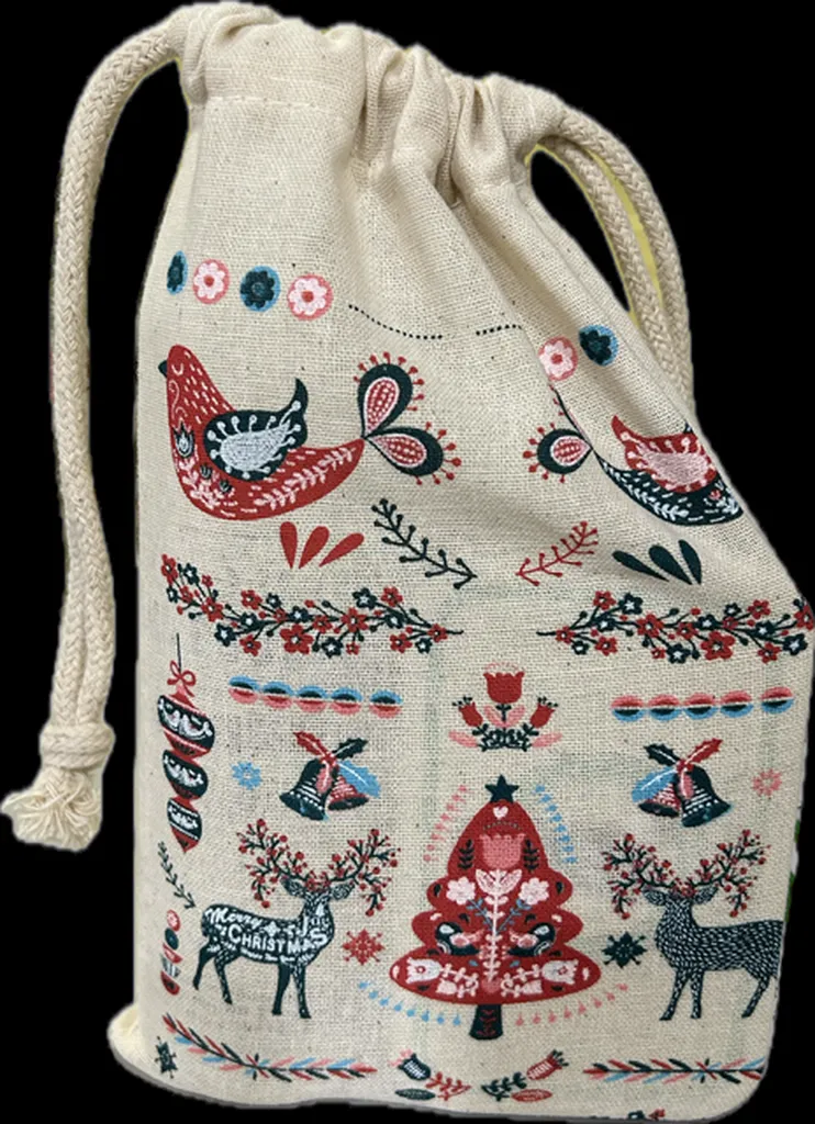 Pochon cadeau de Noël lait d'ânesse