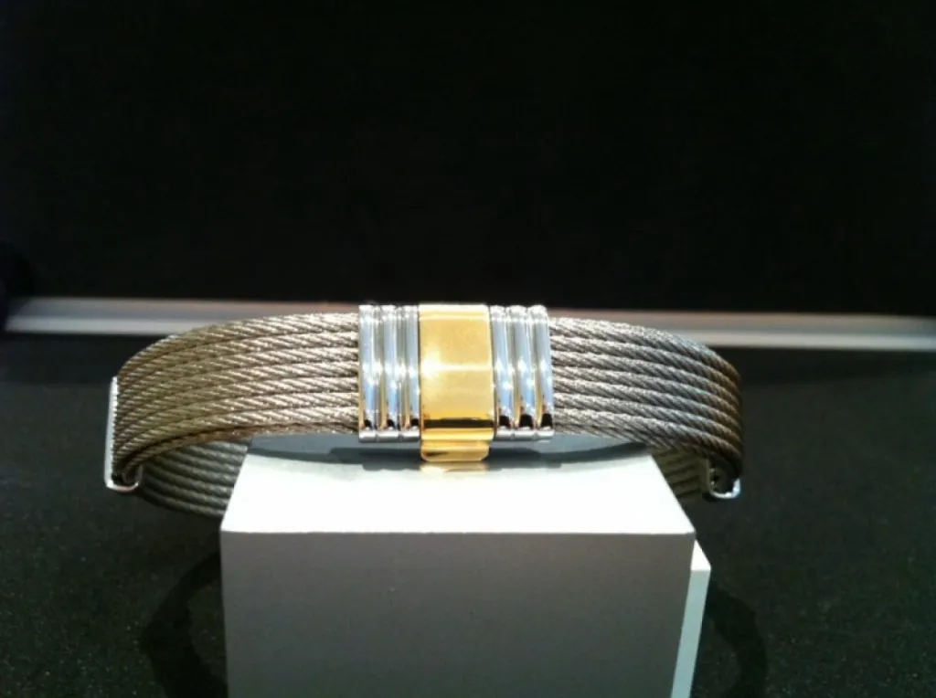 Bracelets Albanu : or jaune, rose ou gris 18 carats et argent