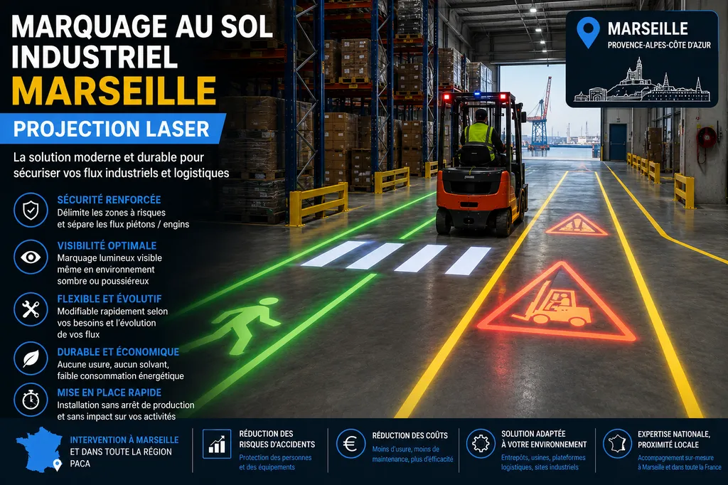 Marquage au sol industriel Marseille