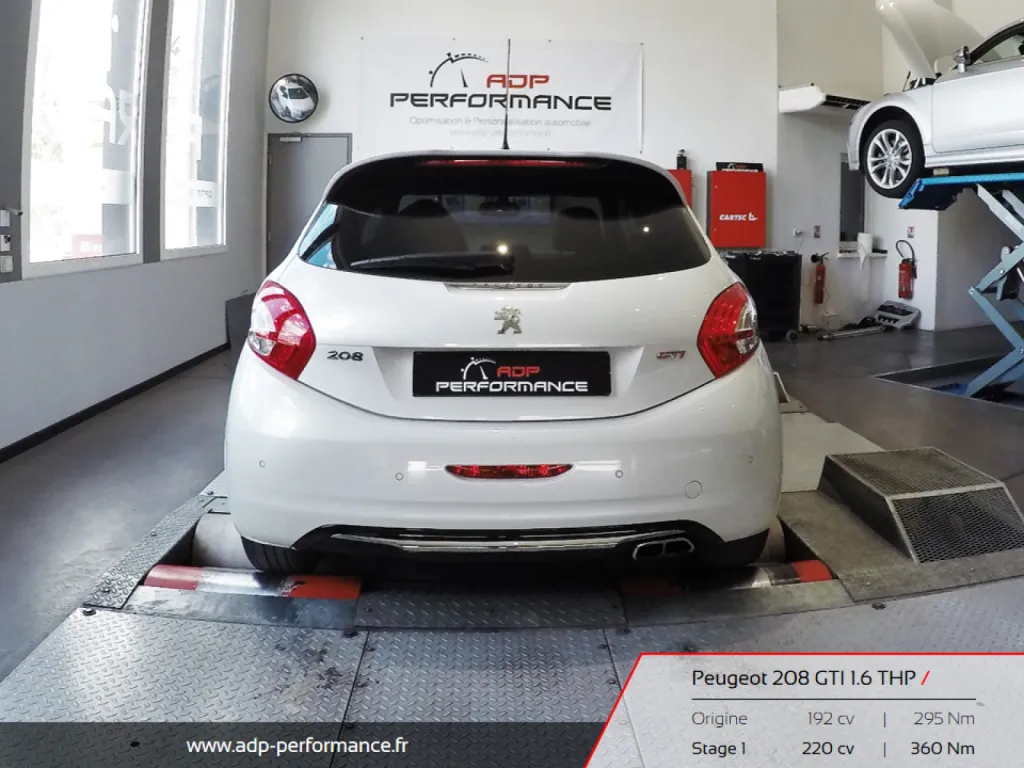 Reprogrammation moteur Nimes - peugeot 208 GTI ADP Performance