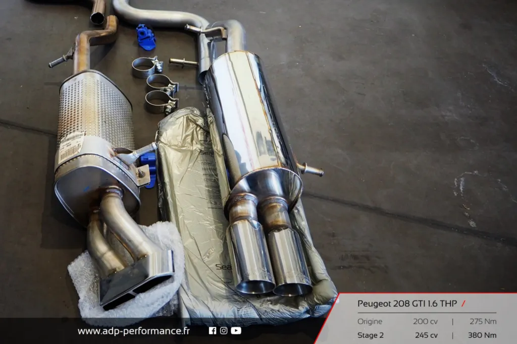 Reprogrammation moteur Stage 2 Aix en Provence - Peugeot 208 GTI 1.6 THP 200cv - ADP Performance