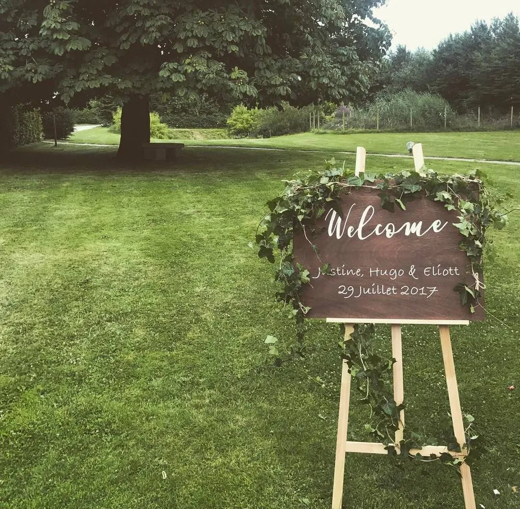 Où réaliser un panneau personnalisé pour mariage à Deauville 14