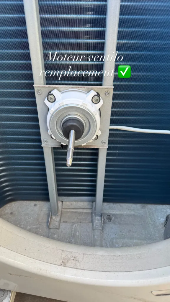 remplacement du moteur ventilateur 