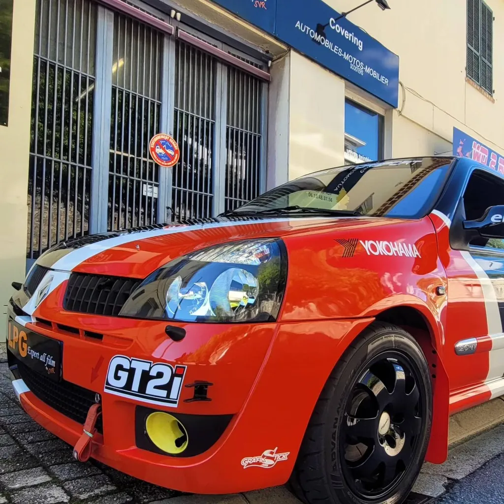 Kit déco rallye / covering 100% personnalisé clio F2000