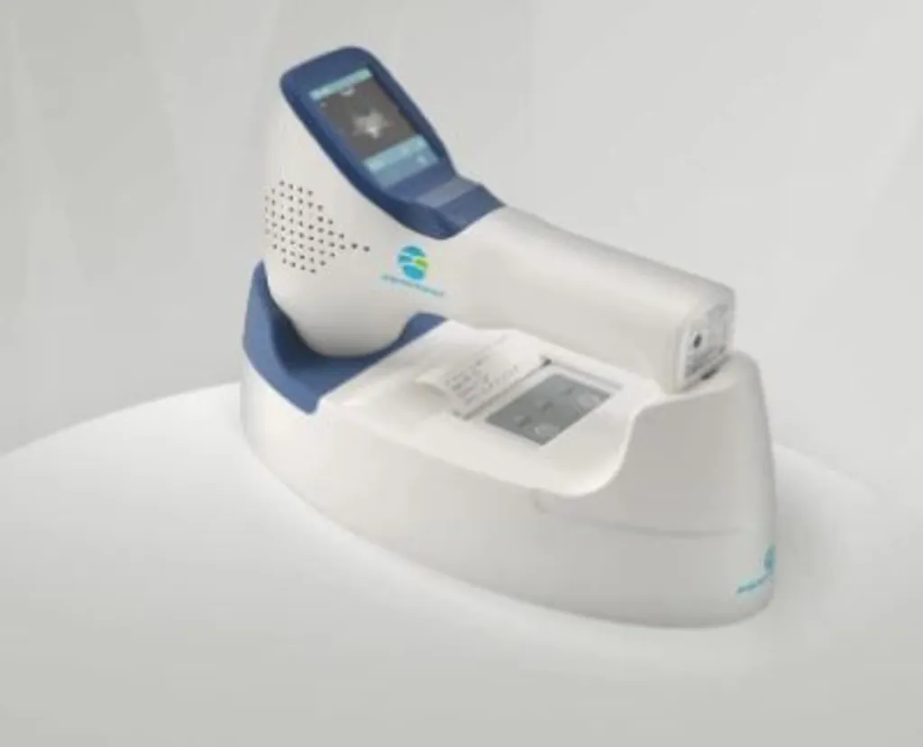 Scanner de vessie portable PeakSonic M2 affichant un volume vésical en temps réel – mesure ultrason non invasive à Nîmes