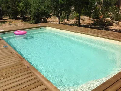 PISCINE COQUE POLYESTER FOND PLAT MODELE MANHATTAN DE 5 A 10 M COCKTAIL PISCINE PLAN DE CAMPAGNE