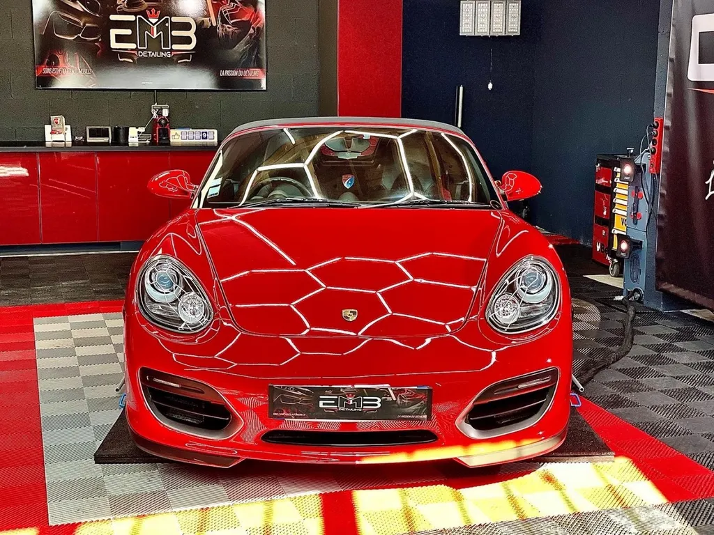 Traitement céramique Porsche Boxster Spyder la tour de salvagny 