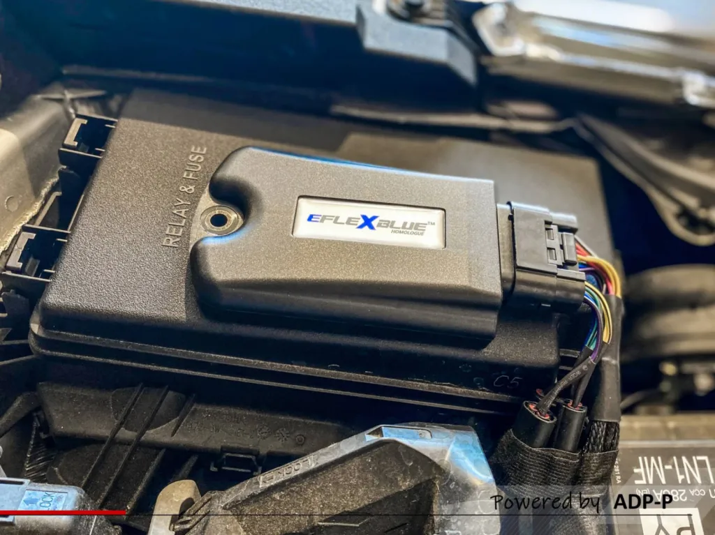 Boitier homologué eflexfuel E85 (bioéthanol ) disponible en stock dans votre centre ADP Performance Salon de Provence