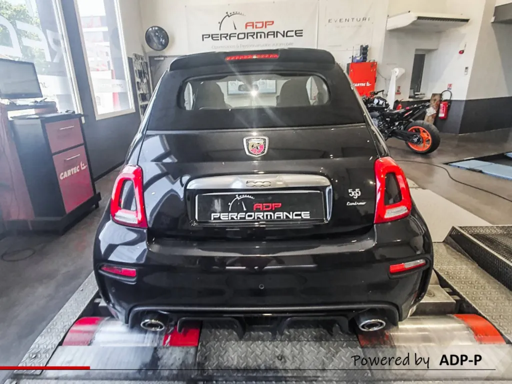 Reprogrammation moteur Stage 1 Conversion bio éthanol E85 FIAT 595 ABARTH 1.4T TURISMO 165CV | ADP Performance Marignane