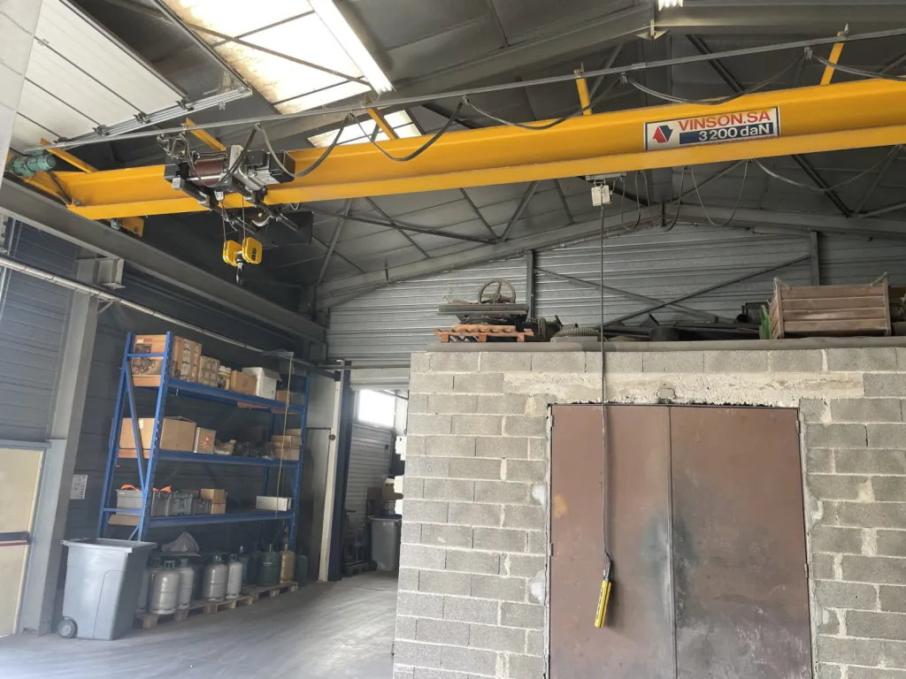 Rétrofit d’un palan 3,2T cassé sur la région de Saint-Étienne