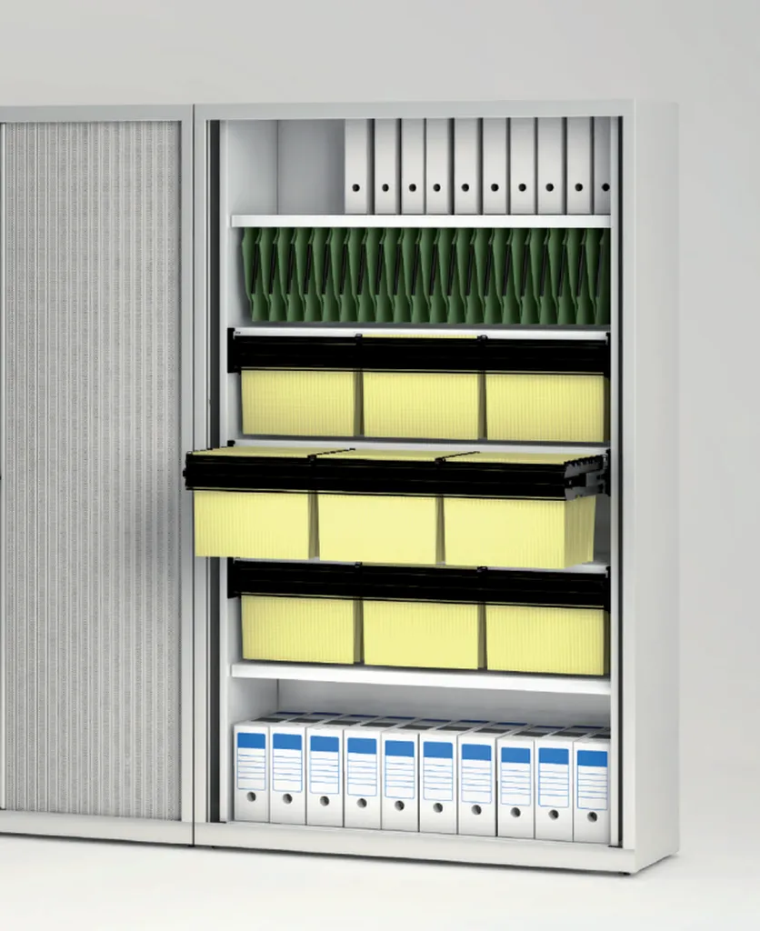 Tiroirs pour armoires à rideaux