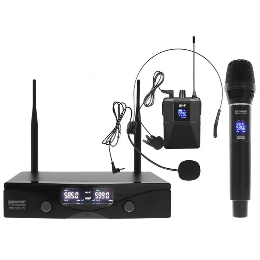 POWER ACOUSTICS - MW 200 PT - Micro Main Et Micro Serre-Tête UHF