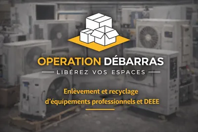 Enlèvement et recyclage d’équipements professionnels et DEEE au Havre et dans l’agglomération