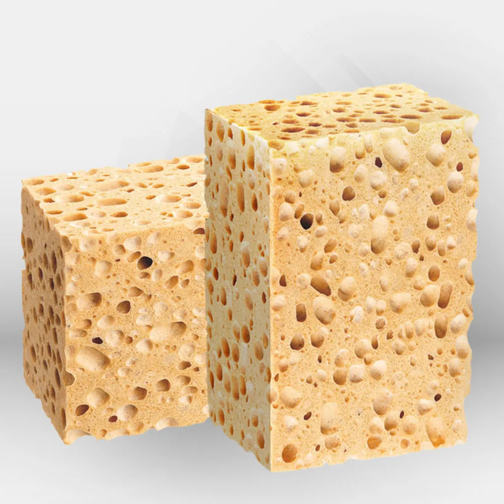 Éponge végétale gros travaux ultra absorbante en cellulose, outil professionnel pour nettoyage intensif des murs, sols et plafonds, idéal pour chantiers, rénovation et entretien de grandes surfaces – disponible à Mont-de-Marsan, Landes (40), Nouvelle-Aqui