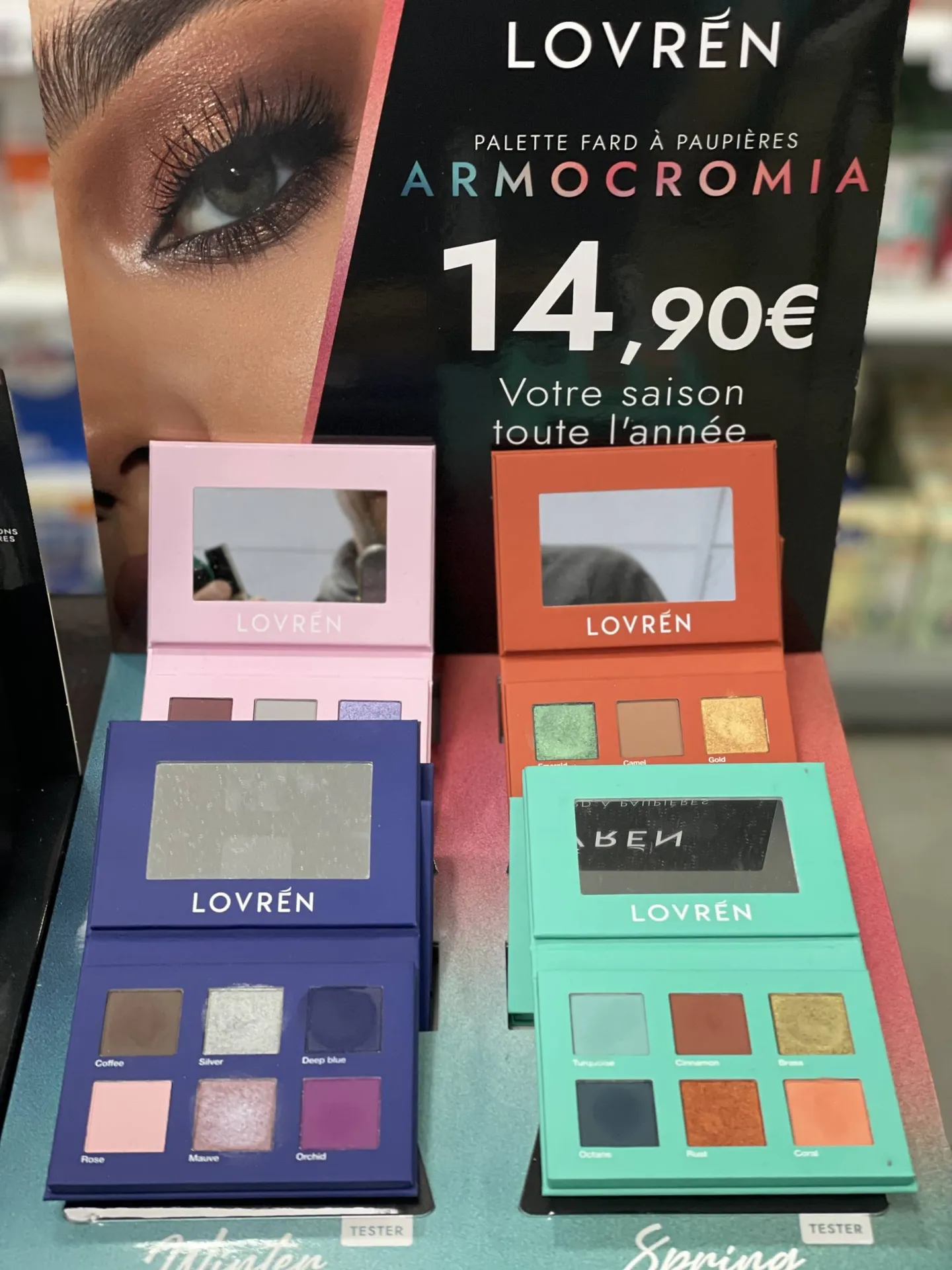 maquillage palettes saisonnieres en pharmacie
