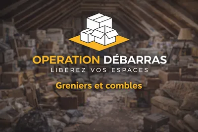 Faire vider des greniers et combles de maisons ou d'immeubles par une société de débarras proche Le Havre