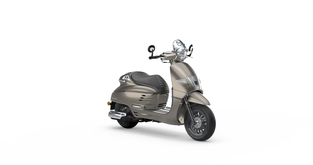 SCOOTER NEUF PEUGEOT DJANGO CLASSIC 125 CAFE RACER A SANARY SUR MER