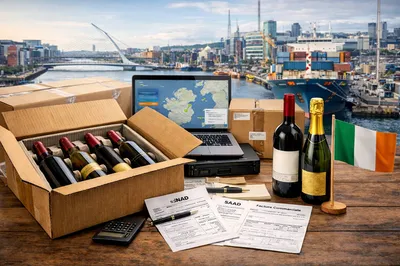 Entreprise experte en envoi de vin en Irlande