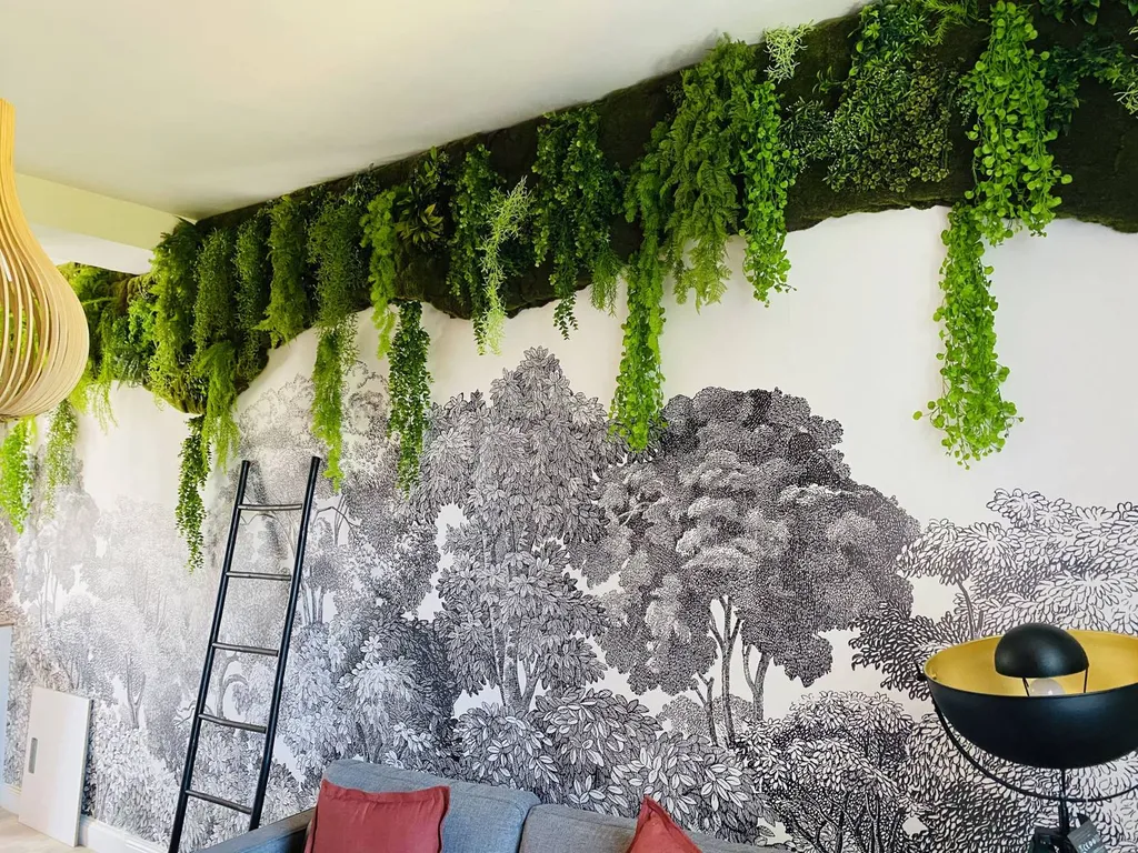 Mur végétal synthétique