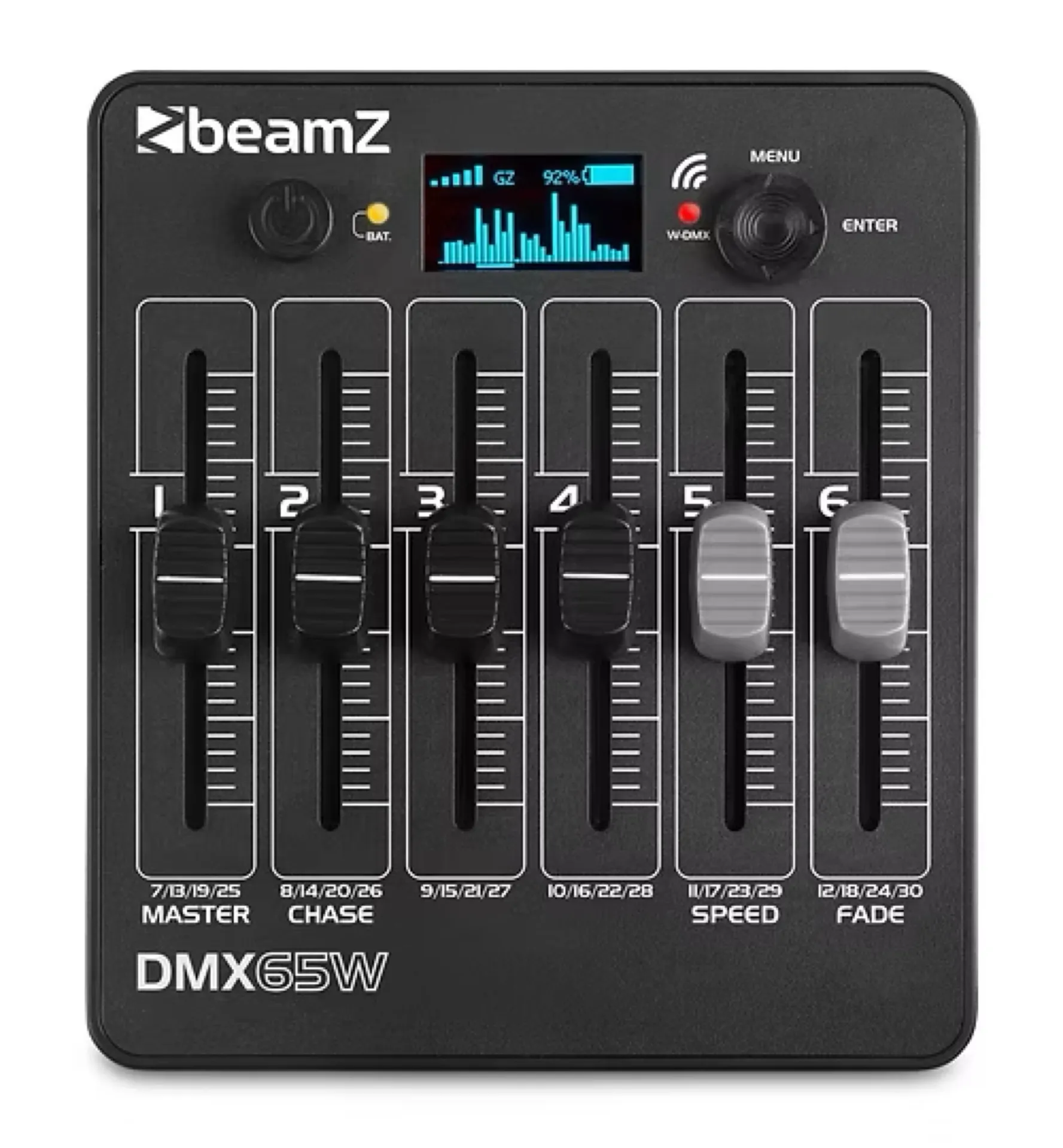 CONTROLEUR DMX SANS FIL POUR PROJ LEDS BAT