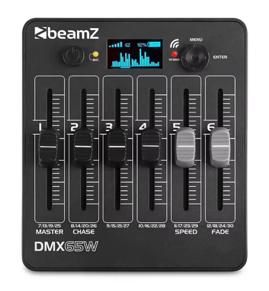 CONTROLEUR DMX SANS FIL POUR PROJ LEDS BAT