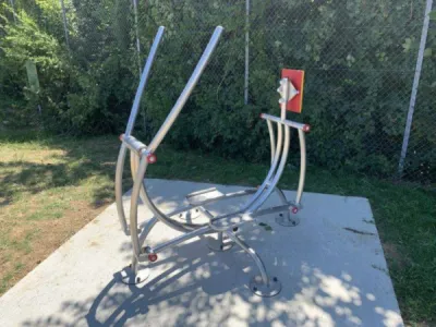 Installation d'équipements sportifs multisports et fitness, jeux pour enfants en inox et mobiliers urbains à Neuville sur Saône près de Lyon