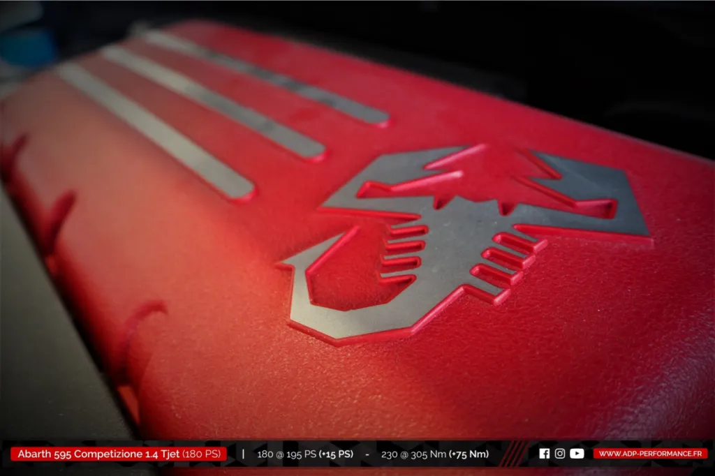 Reprogrammation moteur Nimes - Fiat 500 Abarth 595 Competizione 1.4 Tjet 180cv - ADP Performance