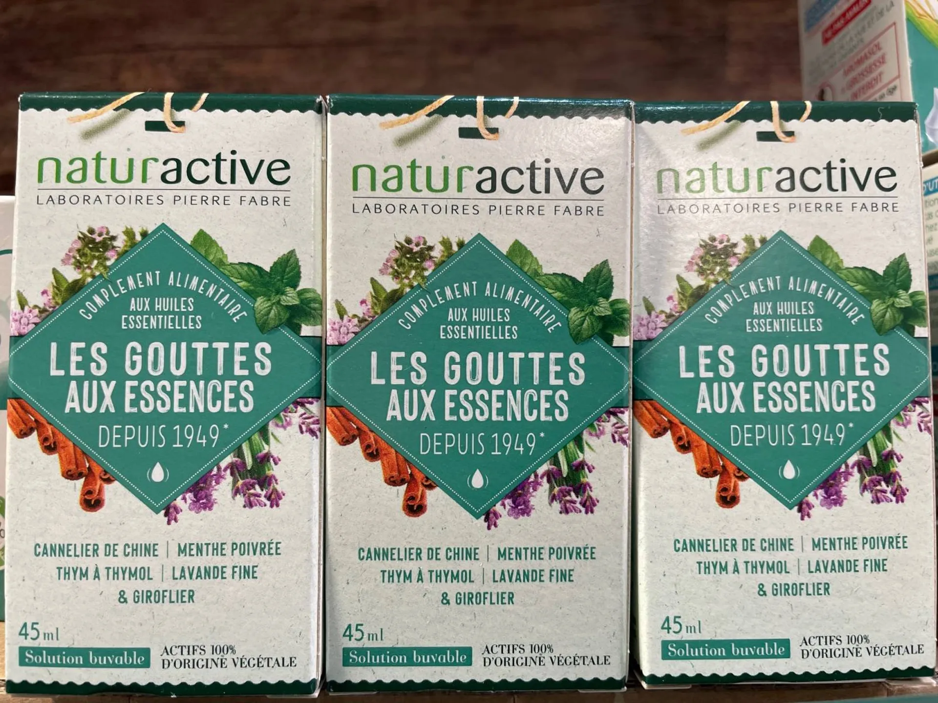 gouttes aux essences flacon et capsules à marseille