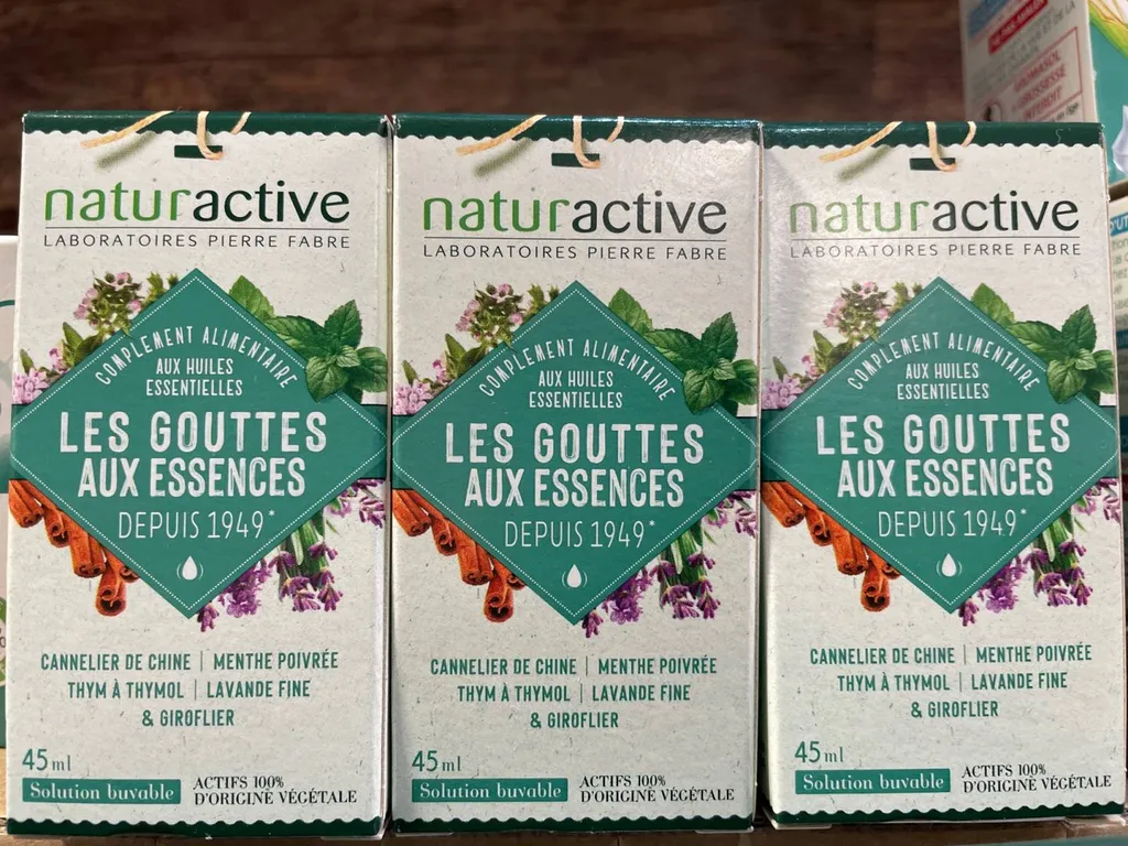 gouttes aux essences flacon et capsules à marseille